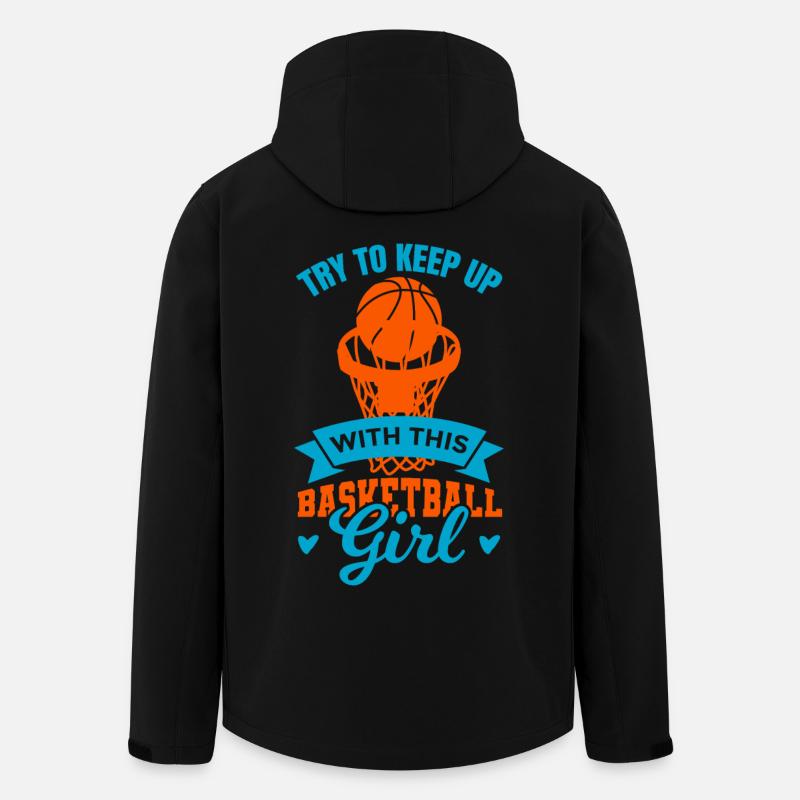 Basketteur - Veste softshell homme en polyester recyclé Stanley/Stella - noir