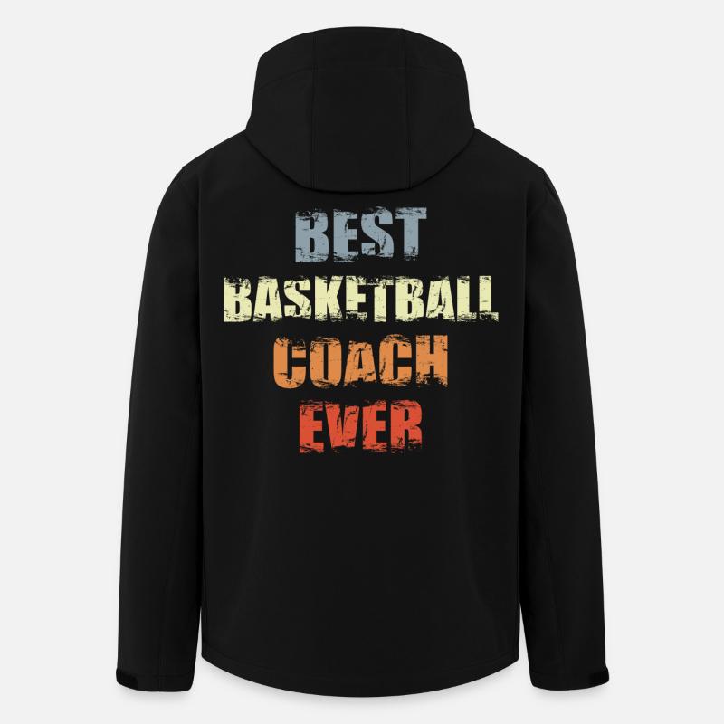Basketball Coach Motivation - Men’s Recycled Softshell Jacket by Stanley/Stella - black