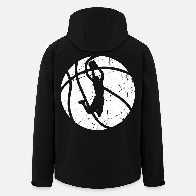 Basketteur - Veste softshell homme en polyester recyclé Stanley/Stella - noir