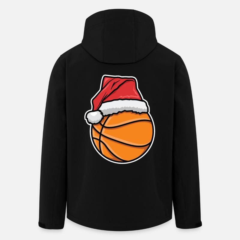 Basketballer Xmas - Recycelte Männer Softshell-Jacke von Stanley/Stella - Schwarz