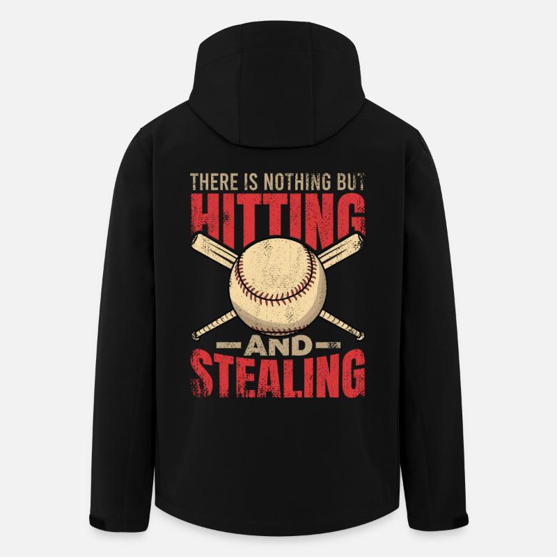 Motivierender Baseball Spruch - Recycelte Männer Softshell-Jacke von Stanley/Stella - Schwarz