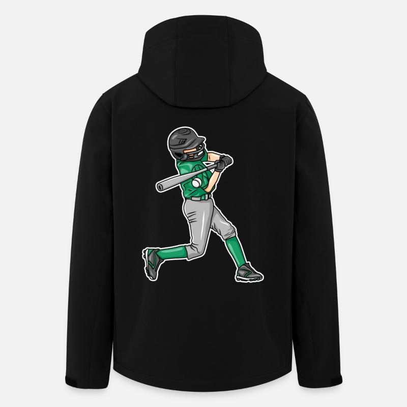 Garçons de baseball - Veste softshell homme en polyester recyclé Stanley/Stella - noir
