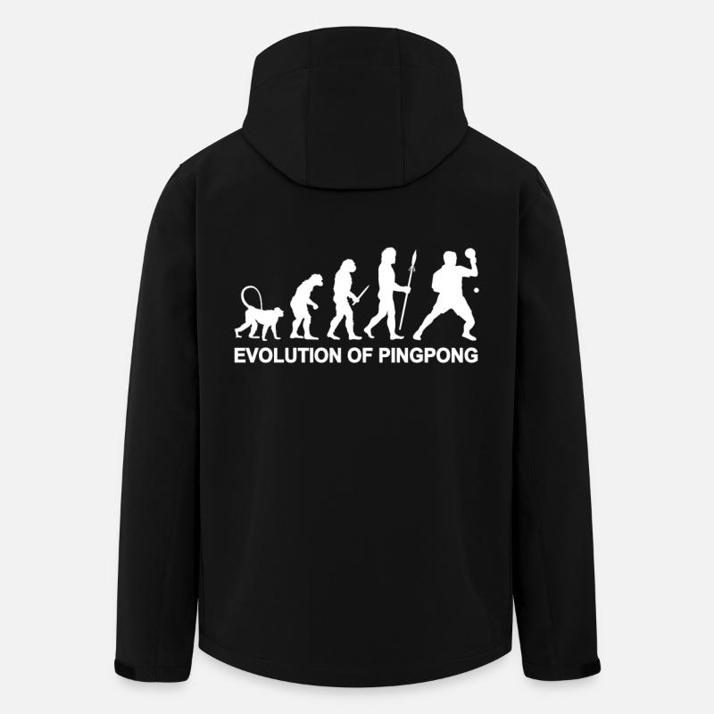 Ping Pong Evolution - Men’s Recycled Softshell Jacket by Stanley/Stella - black