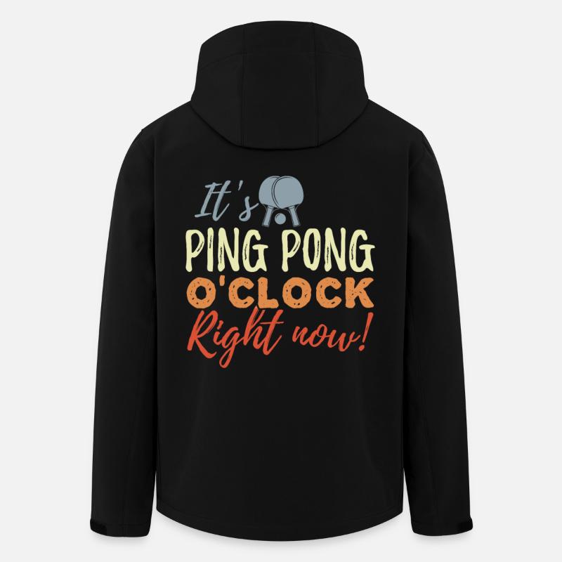 Ping Pong Zeit - Recycelte Männer Softshell-Jacke von Stanley/Stella - Schwarz