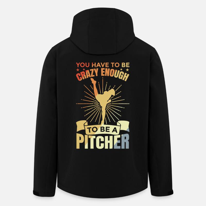 Pitcher - Recycelte Männer Softshell-Jacke von Stanley/Stella - Schwarz