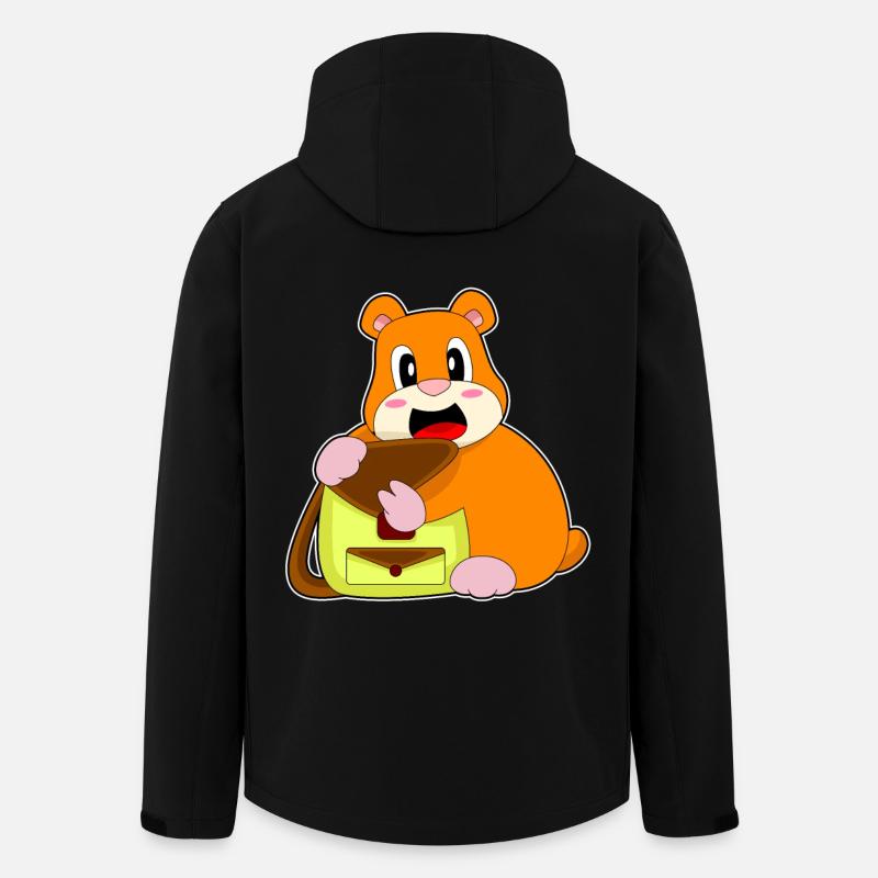 Hamster Handbag - Men’s Recycled Softshell Jacket by Stanley/Stella - black