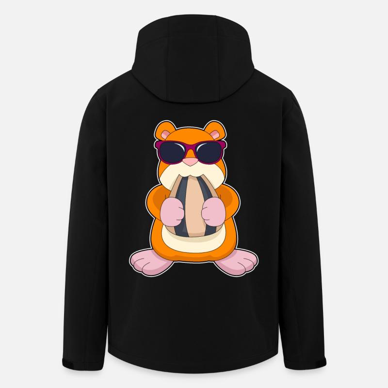 Hamster Samen - Recycelte Männer Softshell-Jacke von Stanley/Stella - Schwarz