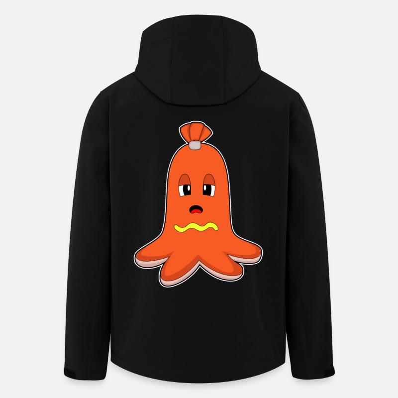 Krake Hotdog - Recycelte Männer Softshell-Jacke von Stanley/Stella - Schwarz