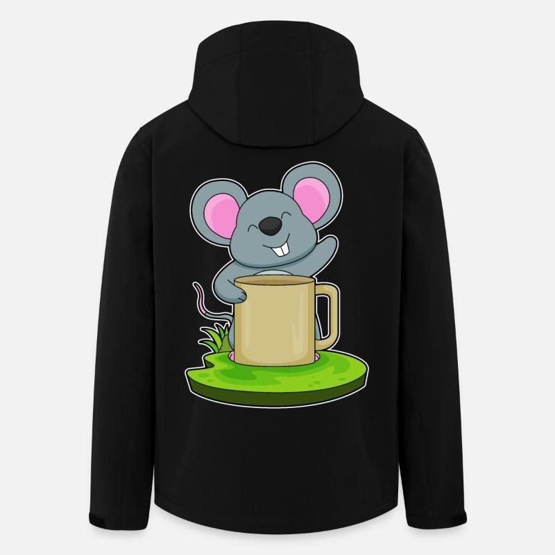 Mouse Mug - Men’s Recycled Softshell Jacket by Stanley/Stella - black