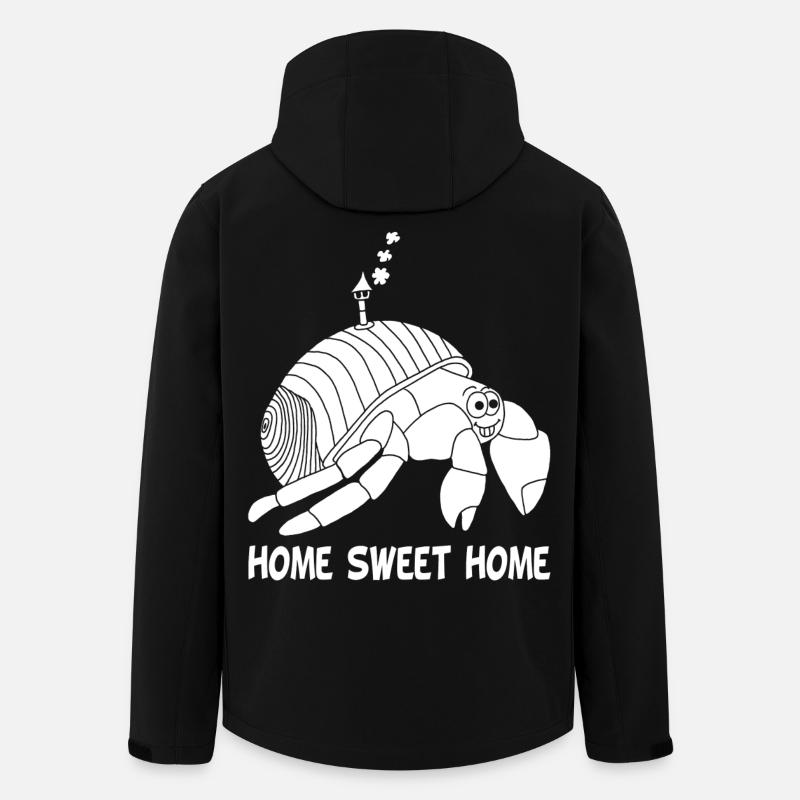 Neues Haus (weiß) - Recycelte Männer Softshell-Jacke von Stanley/Stella - Schwarz