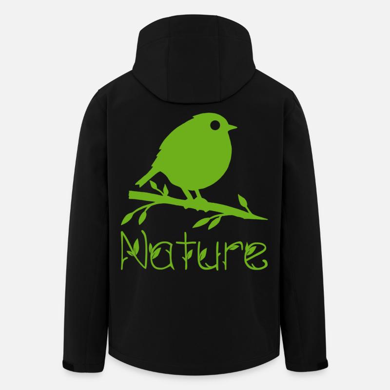 Nature is waking up - Men’s Recycled Softshell Jacket by Stanley/Stella - black