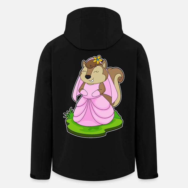 Squirrel Bridal Veil Wedding - Men’s Recycled Softshell Jacket by Stanley/Stella - black