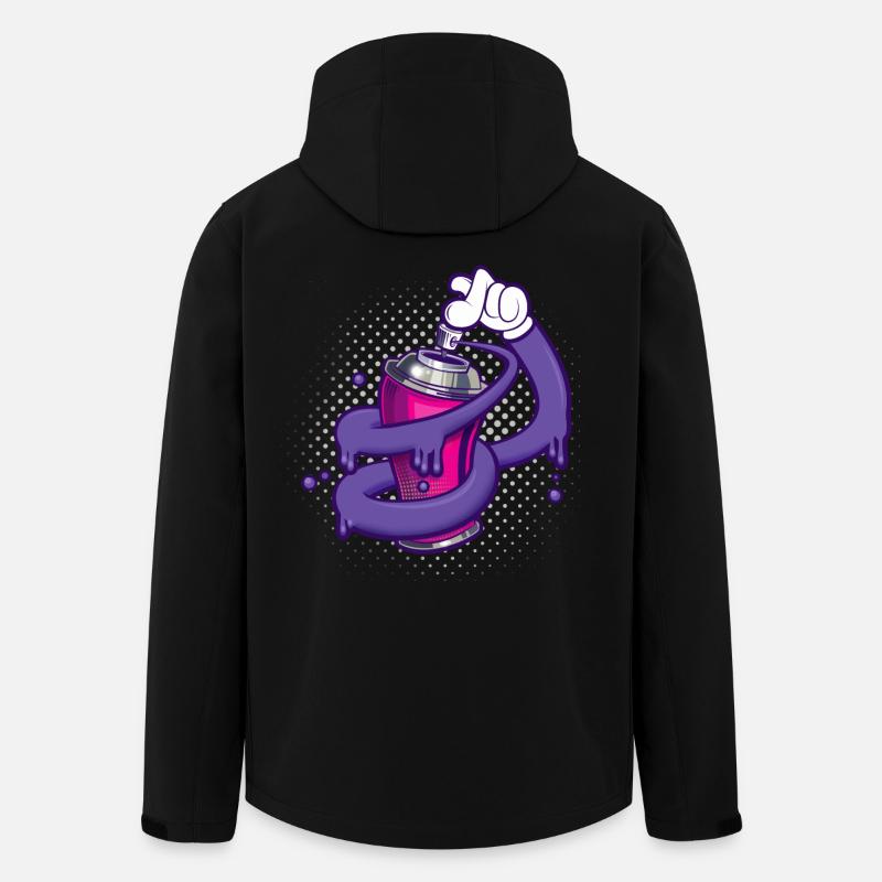 Express Myself - Men’s Recycled Softshell Jacket by Stanley/Stella - black