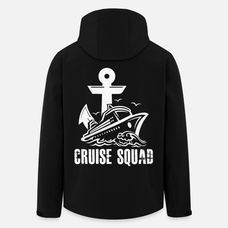 Cruise Ship Cruise Squad Cruise - Men’s Recycled Softshell Jacket by Stanley/Stella - black