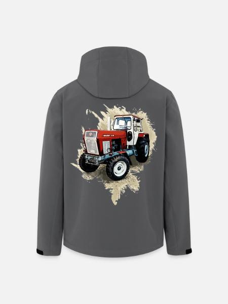 Tractor Fortschritt ZT 300 - Chaqueta softshell hombre de poliéster reciclado de Stanley/Stella - negro