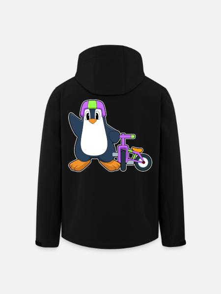 Vélo Pingouin - Veste softshell homme en polyester recyclé Stanley/Stella - noir