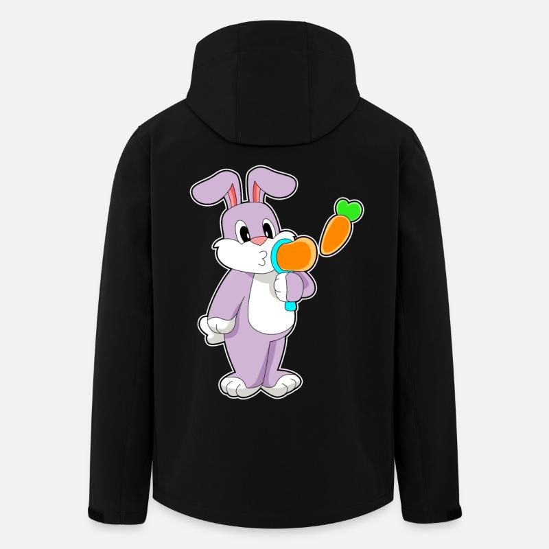 Bunny Soap Bubbles - Men’s Recycled Softshell Jacket by Stanley/Stella - black