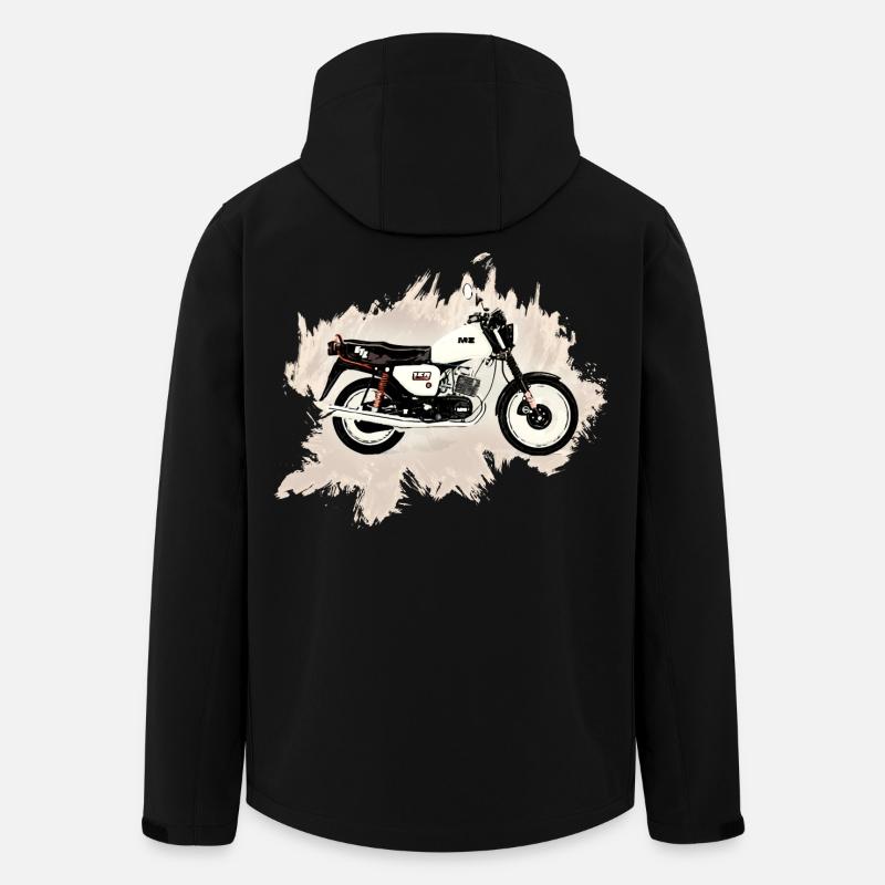 MZ ETZ 150 - Recycelte Männer Softshell-Jacke von Stanley/Stella - Schwarz