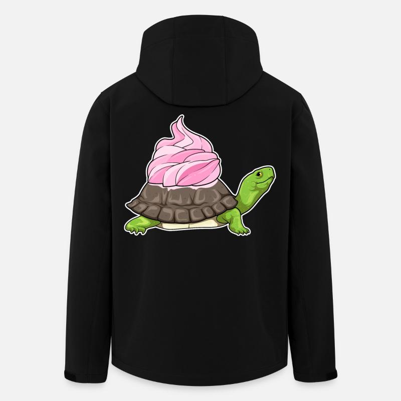Turtle Frosting - Men’s Recycled Softshell Jacket by Stanley/Stella - black