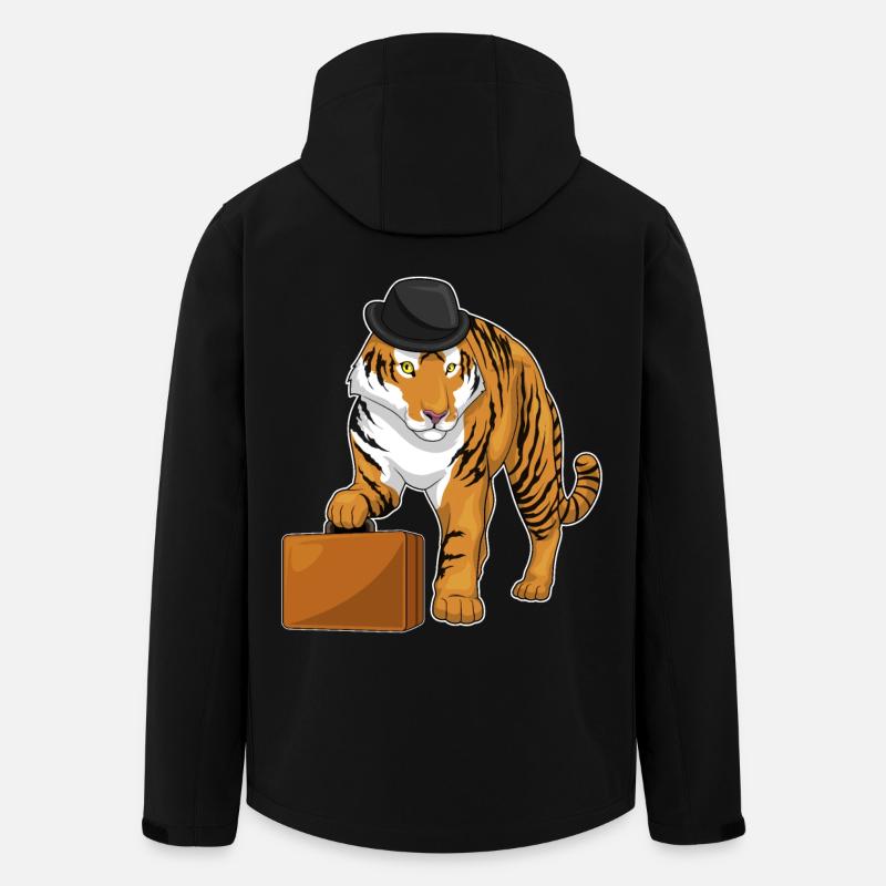 Porte-documents Tiger - Veste softshell homme en polyester recyclé Stanley/Stella - noir