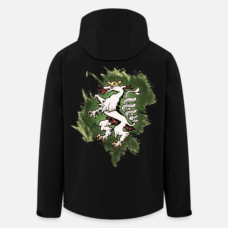 Graz Österreich - Recycelte Männer Softshell-Jacke von Stanley/Stella - Schwarz