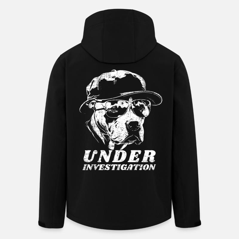Pitbull - Under Investigation - Veste softshell homme en polyester recyclé Stanley/Stella - noir