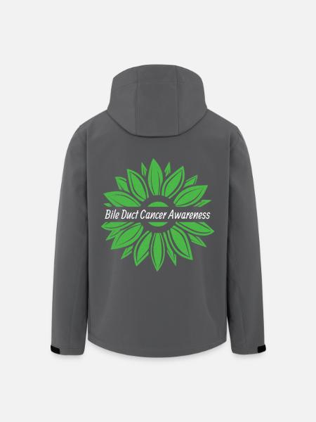 Gallengangskrebs Bewusstsein Sonnenblume - Recycelte Männer Softshell-Jacke von Stanley/Stella - Schwarz