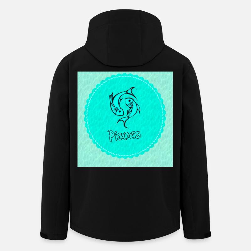 pisces - Men’s Recycled Softshell Jacket by Stanley/Stella - black