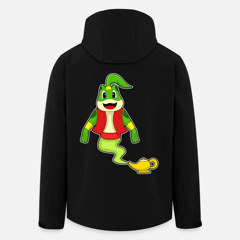 Génie grenouille - Veste softshell homme en polyester recyclé Stanley/Stella - noir
