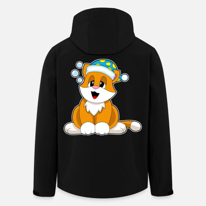 Bonnet de nuit pour chat - Veste softshell homme en polyester recyclé Stanley/Stella - noir