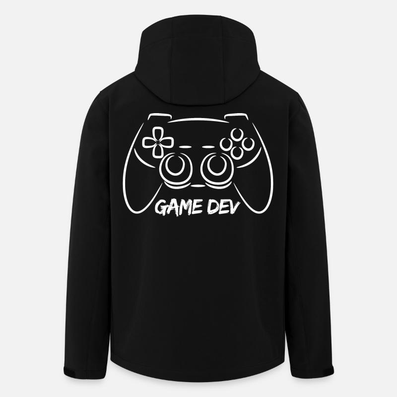 Game Developer - Men’s Recycled Softshell Jacket by Stanley/Stella - black