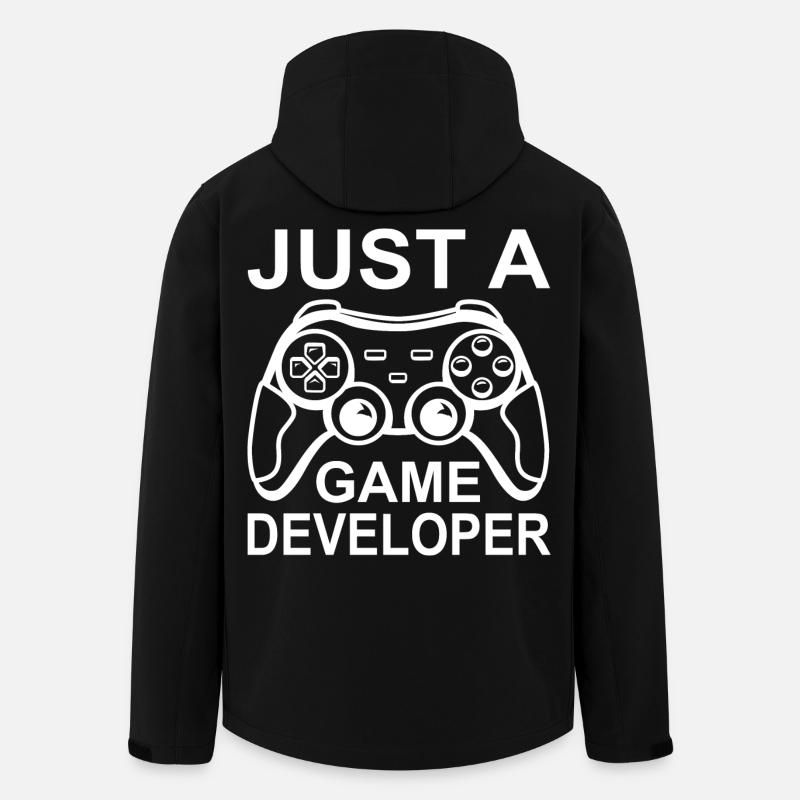 Lustiger Spieleentwickler - Recycelte Männer Softshell-Jacke von Stanley/Stella - Schwarz