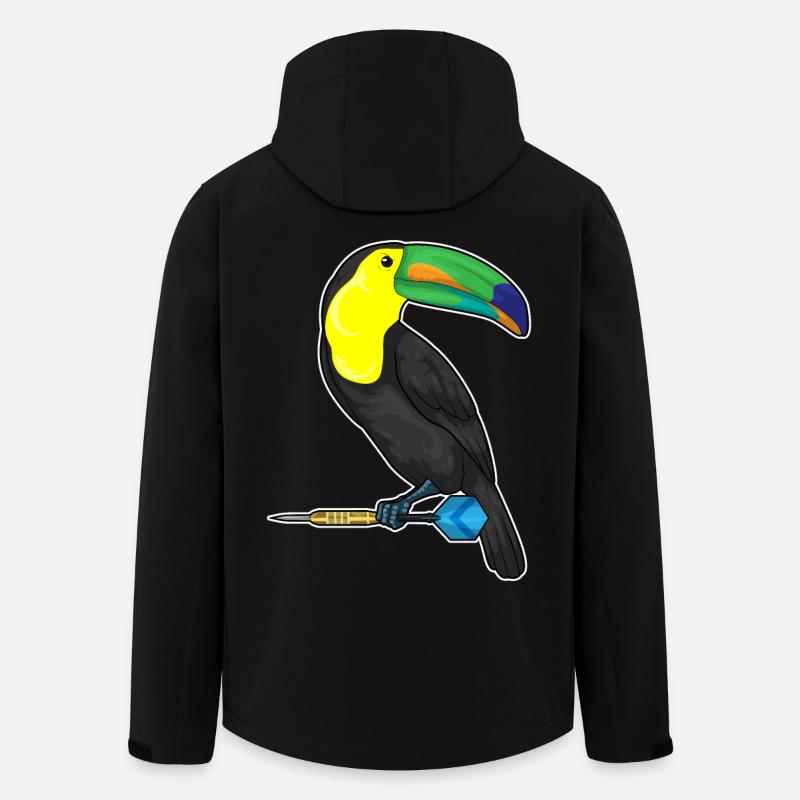 Toucan Dart Dart - Veste softshell homme en polyester recyclé Stanley/Stella - noir