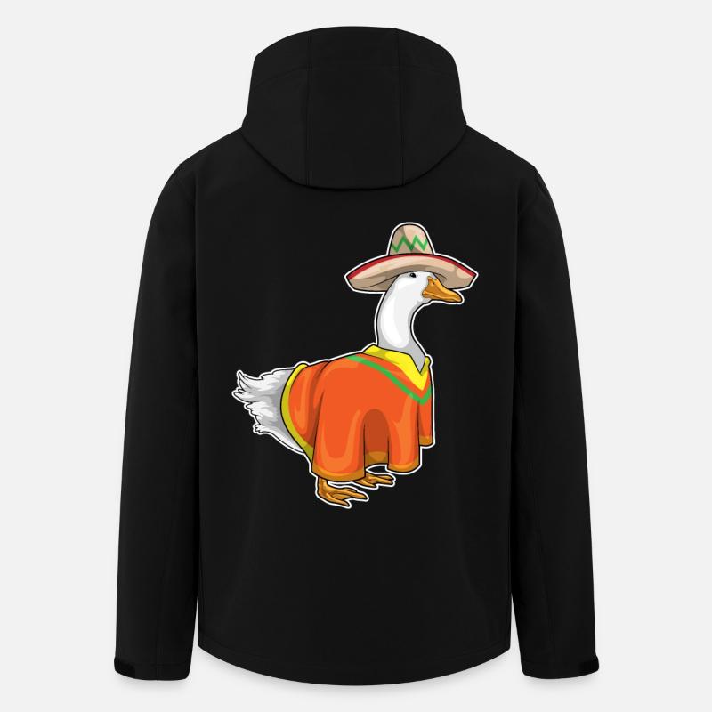 Duck Sombrero - Men’s Recycled Softshell Jacket by Stanley/Stella - black
