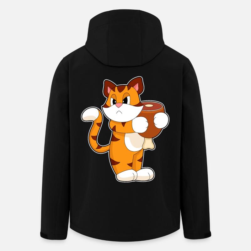 Tiger Meat - Men’s Recycled Softshell Jacket by Stanley/Stella - black