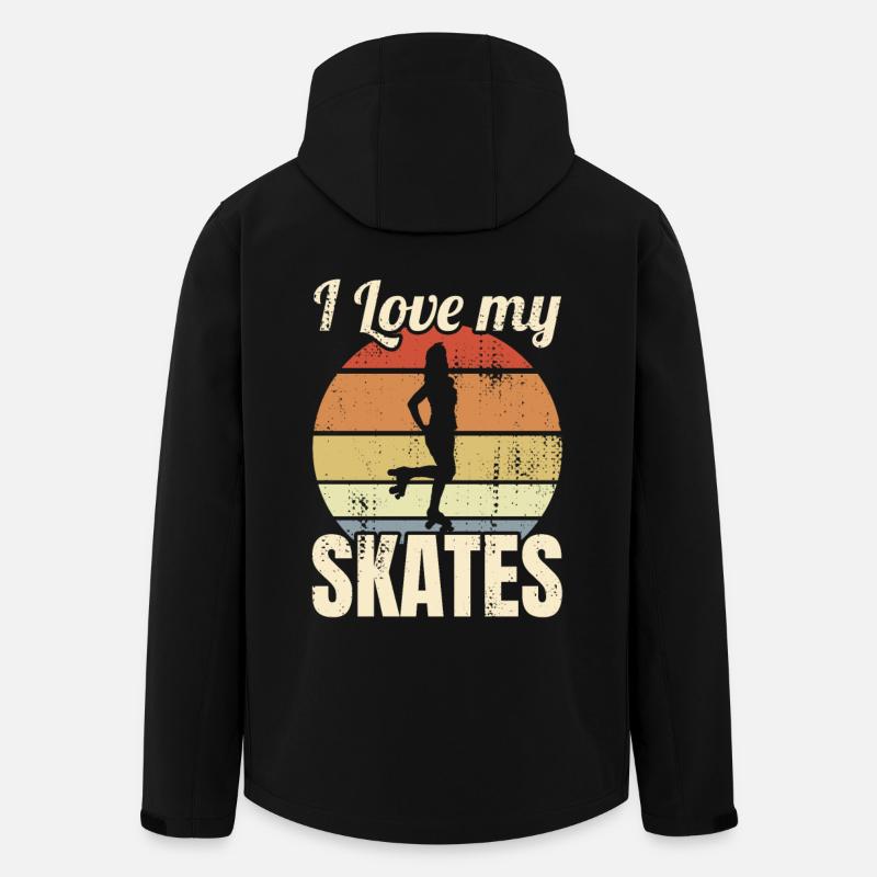 Roller skaters - Men’s Recycled Softshell Jacket by Stanley/Stella - black