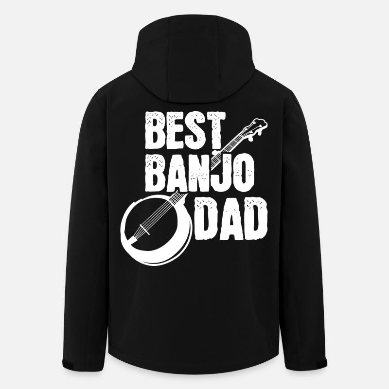Banjo Vater - Recycelte Männer Softshell-Jacke von Stanley/Stella - Schwarz