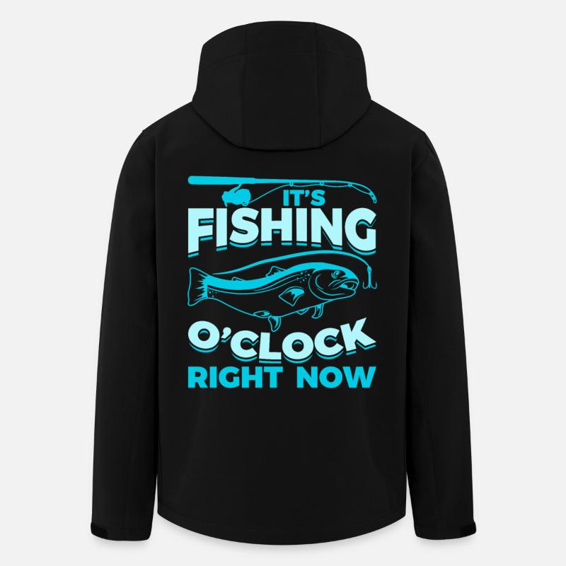 Angler Spruch - Recycelte Männer Softshell-Jacke von Stanley/Stella - Schwarz