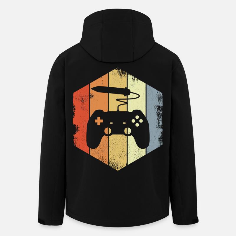 Game Artist - Recycelte Männer Softshell-Jacke von Stanley/Stella - Schwarz
