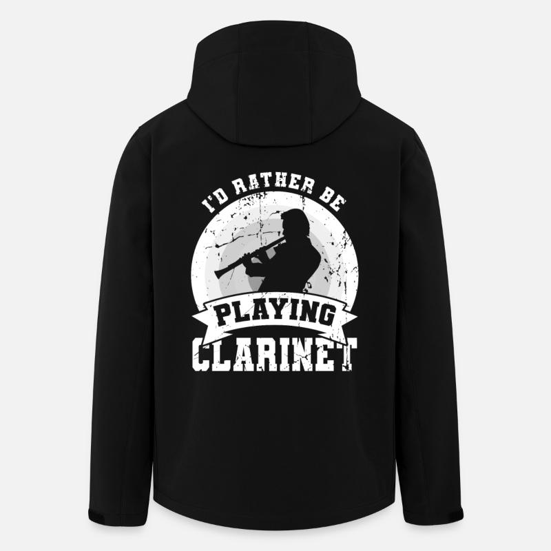 Blague amusante pour clarinette - Veste softshell homme en polyester recyclé Stanley/Stella - noir