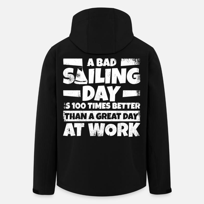 Sailing - Men’s Recycled Softshell Jacket by Stanley/Stella - black