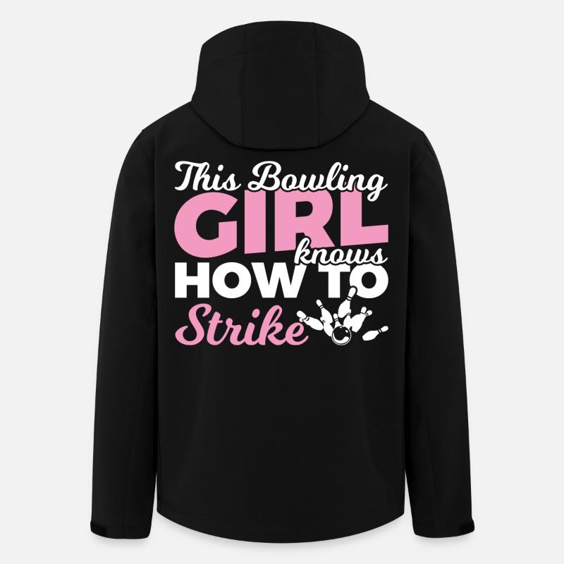 Bowling player - Men’s Recycled Softshell Jacket by Stanley/Stella - black