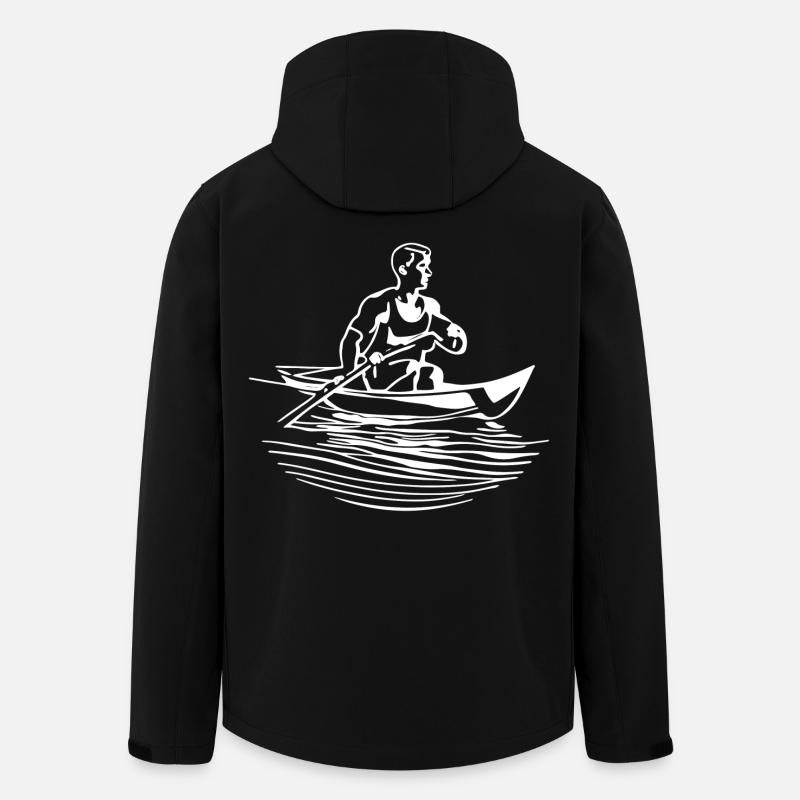 Kanute - Recycelte Männer Softshell-Jacke von Stanley/Stella - Schwarz
