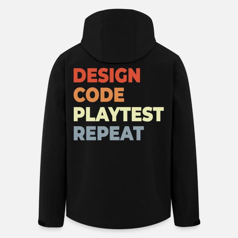 Spielentwicklung Workflow - Recycelte Männer Softshell-Jacke von Stanley/Stella - Schwarz