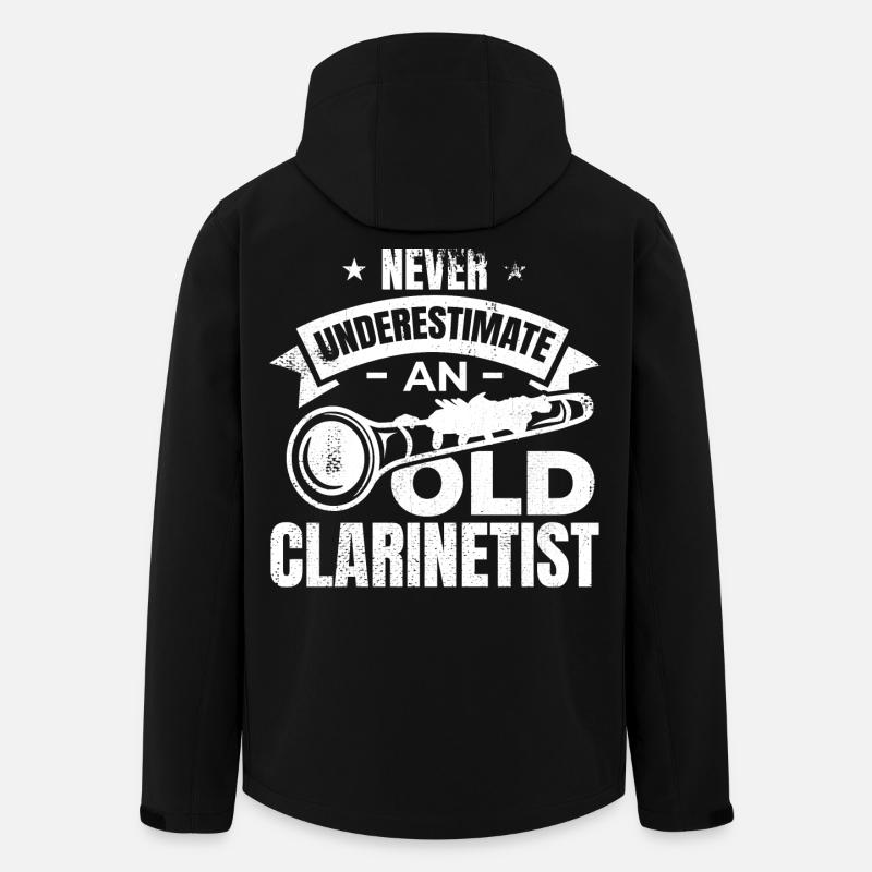 Clarinettes Grand-père - Veste softshell homme en polyester recyclé Stanley/Stella - noir