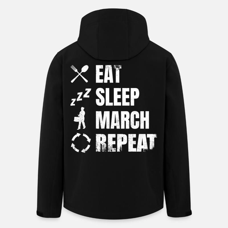 Trommelspieler Tägliche Routine - Recycelte Männer Softshell-Jacke von Stanley/Stella - Schwarz