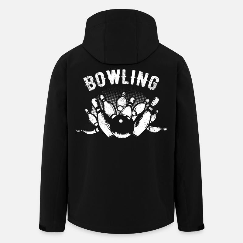 Bowling - Men’s Recycled Softshell Jacket by Stanley/Stella - black