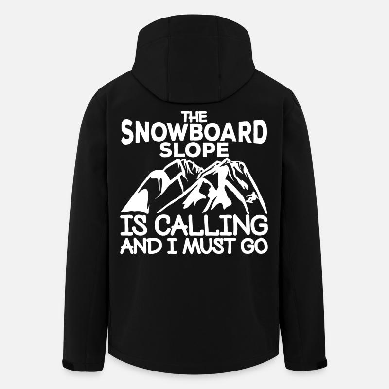 Snowboard Spruch - Recycelte Männer Softshell-Jacke von Stanley/Stella - Schwarz
