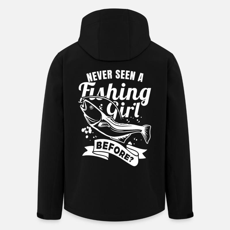 Anglerin - Recycelte Männer Softshell-Jacke von Stanley/Stella - Schwarz