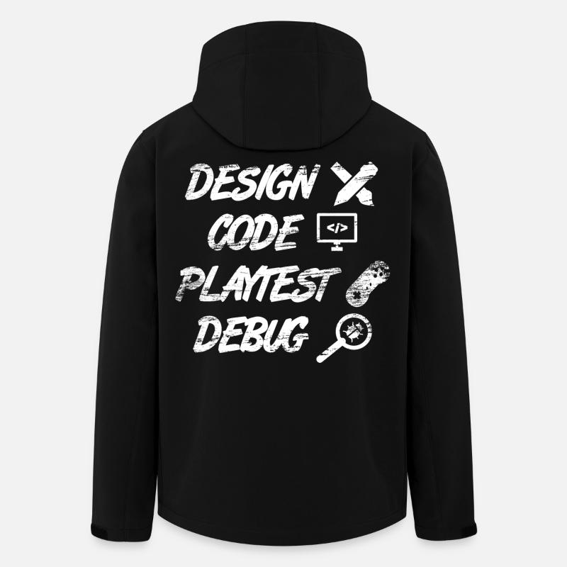 Game Programming - Men’s Recycled Softshell Jacket by Stanley/Stella - black